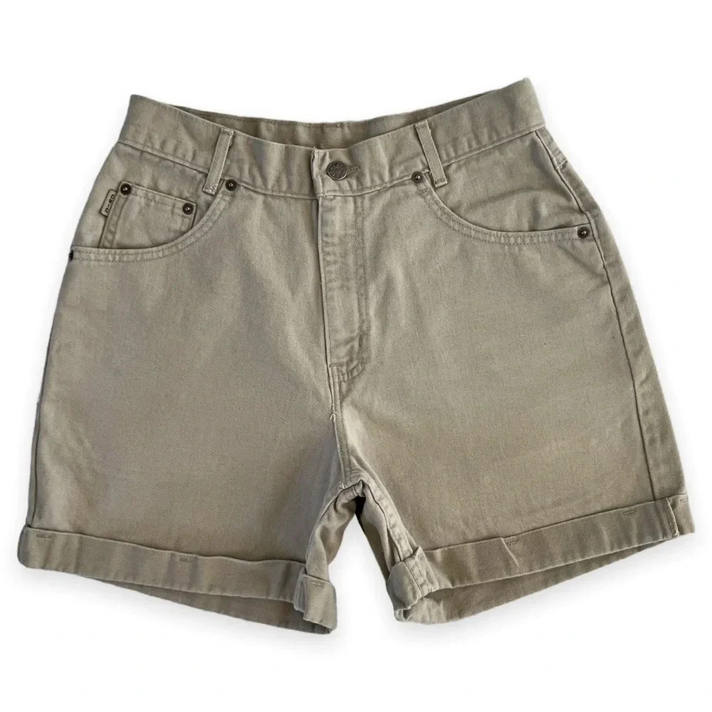 Vintage Chic Tan Shorts